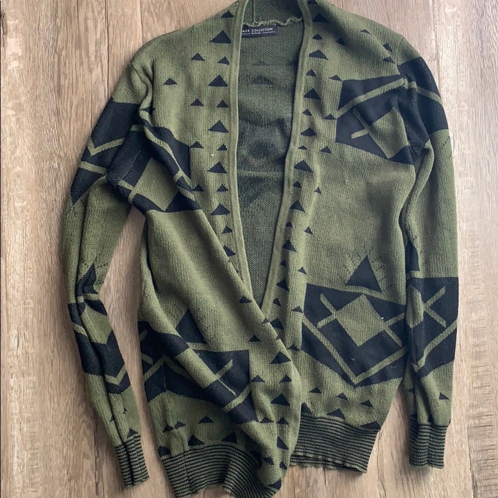 Green Cardigan